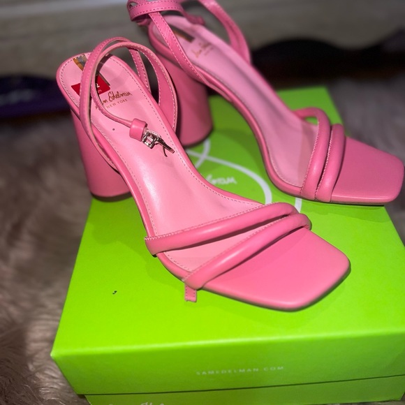 Sam Elderman Pink sandals size 7 1/2 - Picture 2 of 7